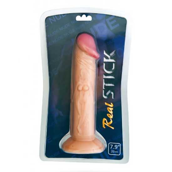 ΦΥΣΙΚΌ DILDO ΜΕ ΒΕΝΤΟΎΖΑ CURVE REALSTICK NUDE 20,5cm