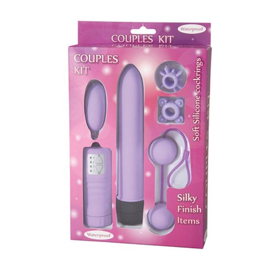 ΠΟΡΦΥΡΟ ΣΕΤ ΔΟΝΗΤΩΝ 5 ΤΕΜ PURPLE COUPLES KIT