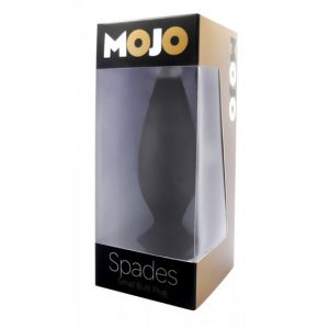 ΣΦΉΝΑ ΣΙΛΙΚΌΝΗΣ ΜΑΎΡΗ UNIQUE MOJO BLACK BUTTPLUG L