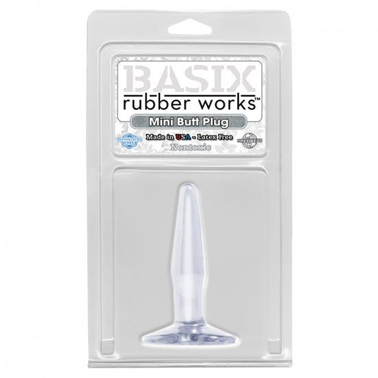 JELLY ΜΙΚΡΗ ΣΦΗΝΑ BASIX WORKS MINI BUTT PLUG 11cm